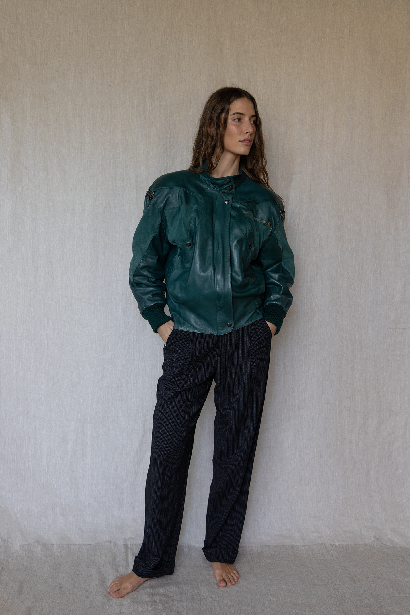 Claude Montana Leather Jacket