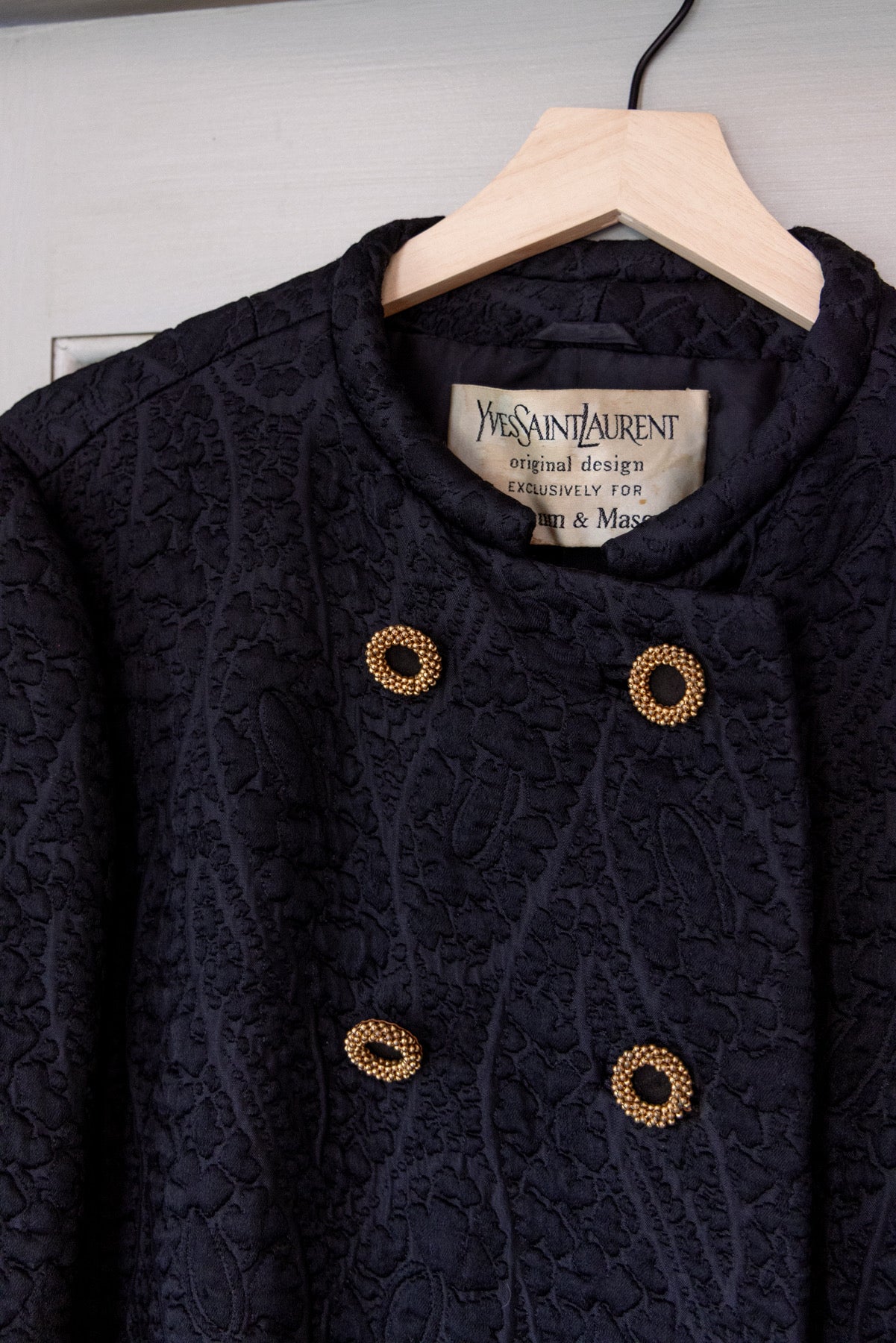 Yves Saint Laurent Evening Coat