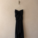1988 Black Silk Chiffon Skirt