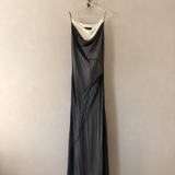 Silk Chiffon Evening Gown