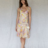 Floral Silk Dress