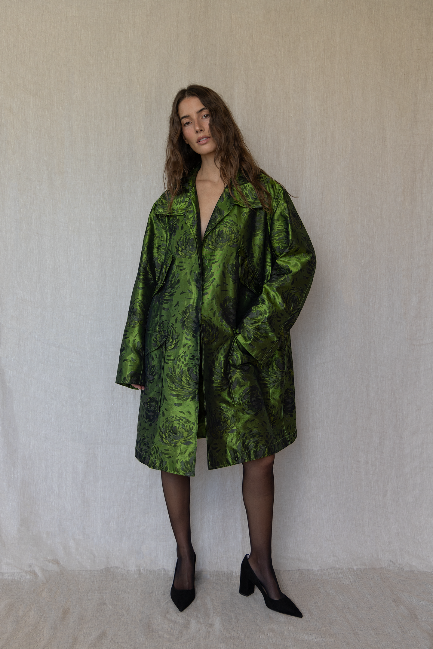Oscar de la Renta Evening Coat