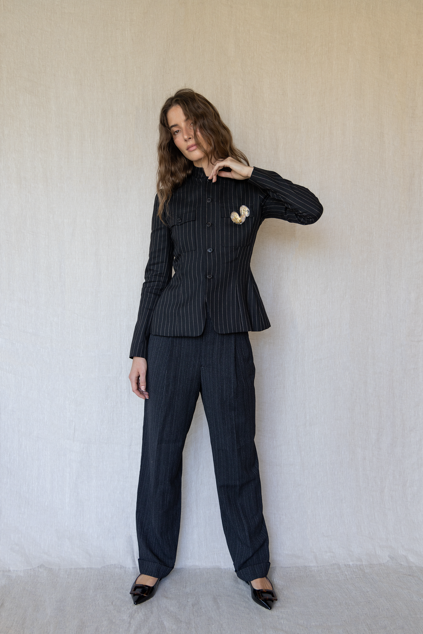 Ralph Lauren Collection Pinstripe Jacket