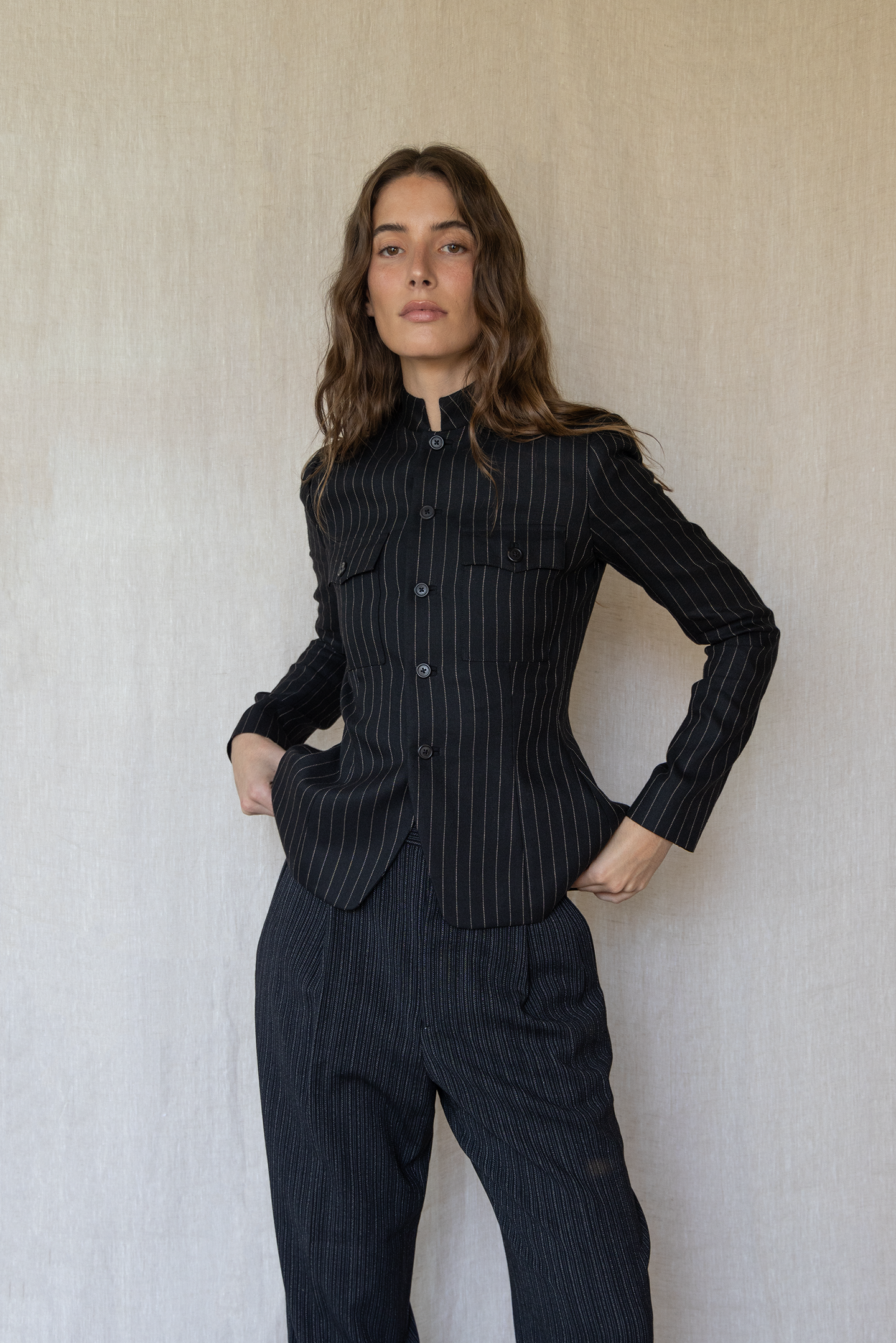 Ralph Lauren Collection Pinstripe Jacket