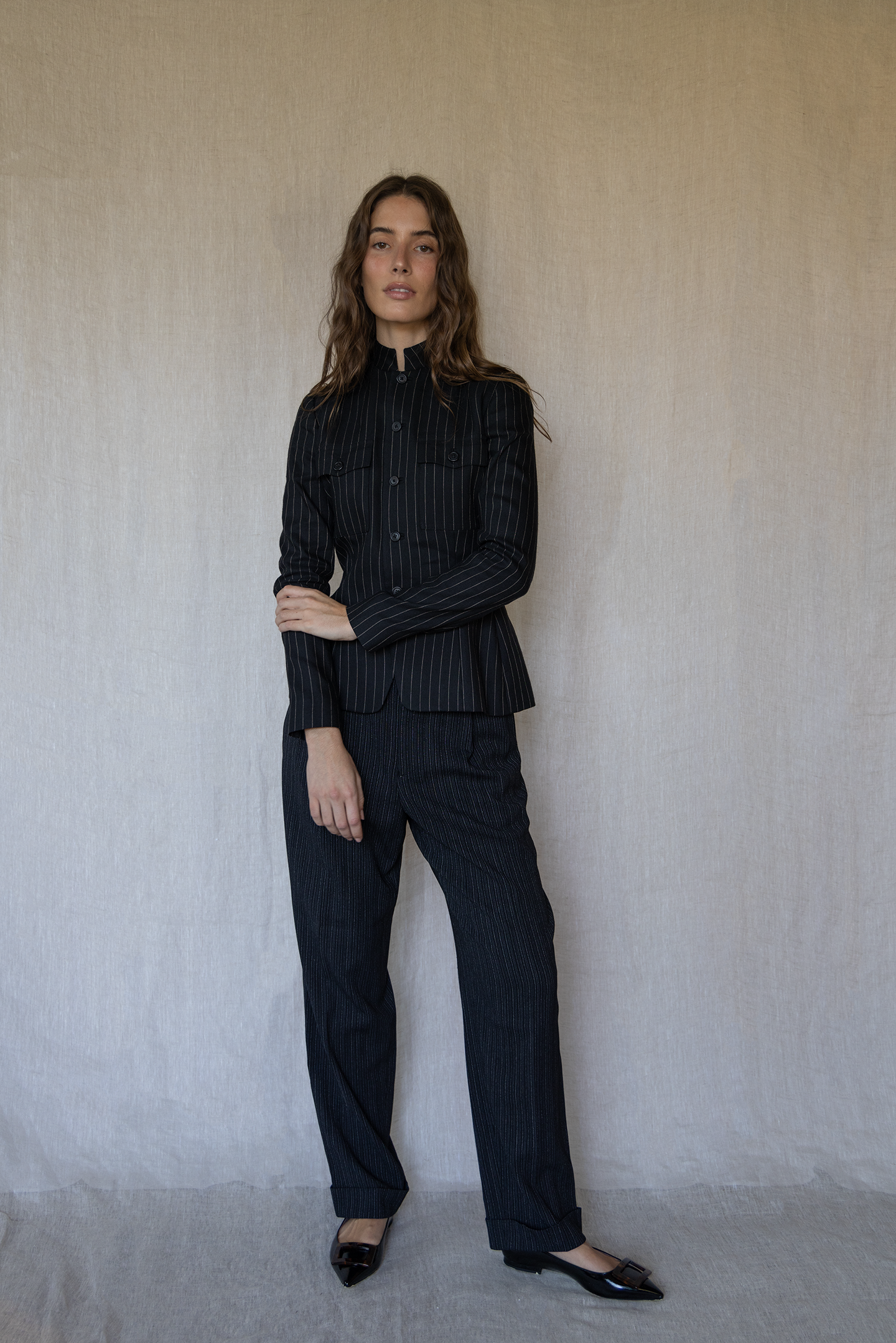 Ralph Lauren Collection Pinstripe Jacket