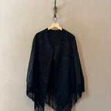 Silk Fringe Cape